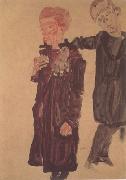 Two Guttersnipes (mk12) Egon Schiele